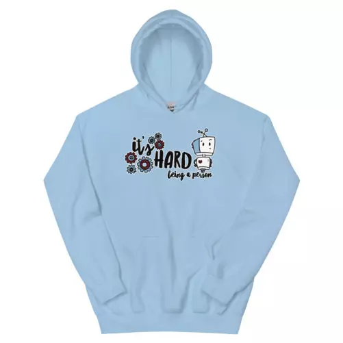 Baby blue awful hoodie sale