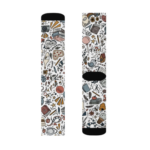 Brain Candy Pattern Crew socks - Image 3