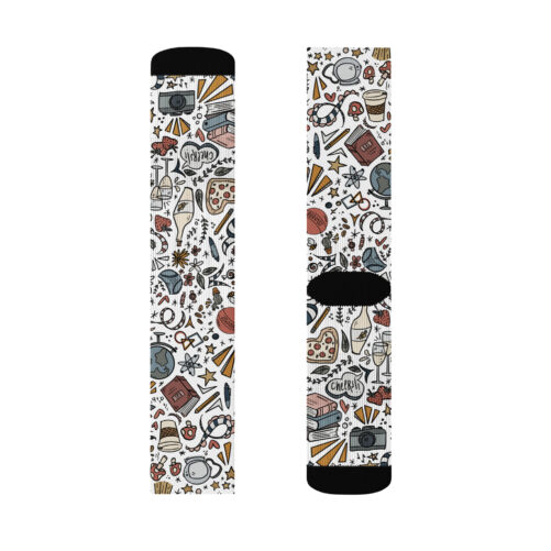 Brain Candy Pattern Crew socks - Image 5