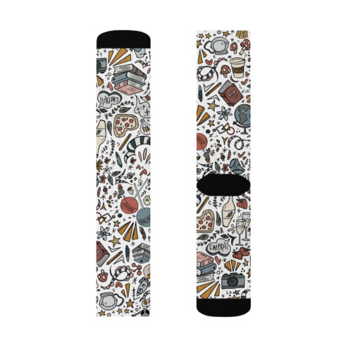 Brain Candy Pattern Crew socks - Image 4
