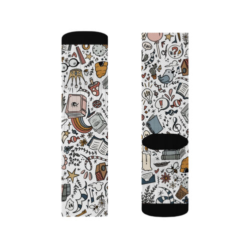 Brain Candy Pattern Crew socks - Image 6